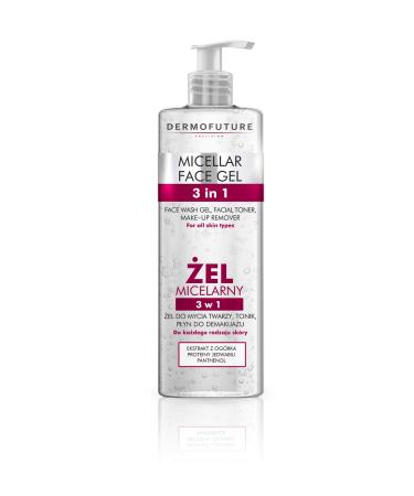Dermofuture Nature 3-in-1 Micellar Facial Gel Make-up Remover 400 ml