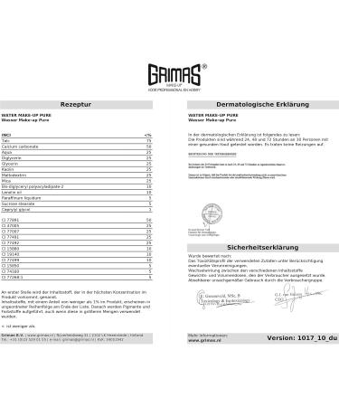  GRIMAS Grimas Water-Based Makeup 60ml Color 103 - Buy Online on GoSupps.com