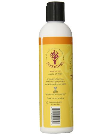 Jessicurl Aloeba Daily Conditioner - Fragrance-Free Leave-in Conditioner for Fine Curly Hair - 8 Fl Oz - Buy Online on GoSupps.com