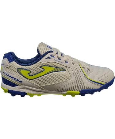 Joma Men's Dribling TF Turf Soccer Shoes - White/Blue/Yellow (Size 8.5) - Buy Online on GoSupps.com