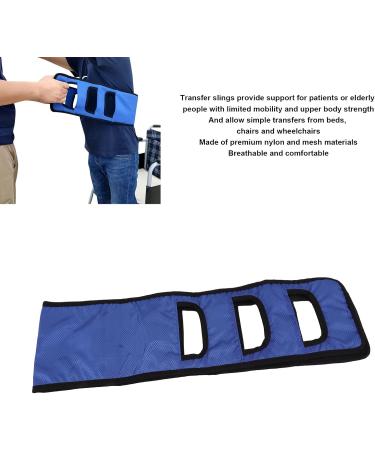 Leftwei Padded Transfer Loop Gurt - Breathable Patient Lift Strap | Mobility Aids for Disabled & Seniors (Blue) - Buy Online on GoSupps.com