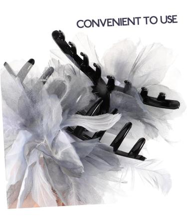 Pearls Organza Flowers Hair Clip Hair Accessories Hair Pin Hair Clips Tiara Beads Hair Clips Hair Clips For Women Metal Bridal Feather Clip On Back Of - Buy Online on GoSupps.com