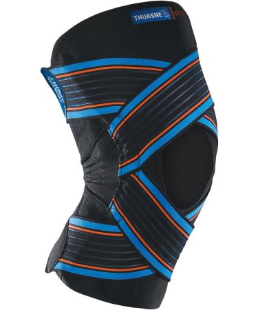Thuasne Sport Open Strapping Knee Support - Unstable or Painful Knee - Heat Loss Limitation - Support Index 4/5 - CE Medical - Buy Online on GoSupps.com