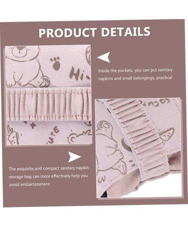 Healeved Storage Bag for Towels Bandages & Tampons - Compact 13x12x1cm Organizer for Women & Men - Versatile Wallet Bag for Menstrual Sets - Buy Online on GoSupps.com
