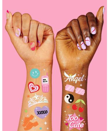 XO Fetti Y2K Party Temporary Tattoos - 2000's Party Decoration & Favor - Buy Online on GoSupps.com