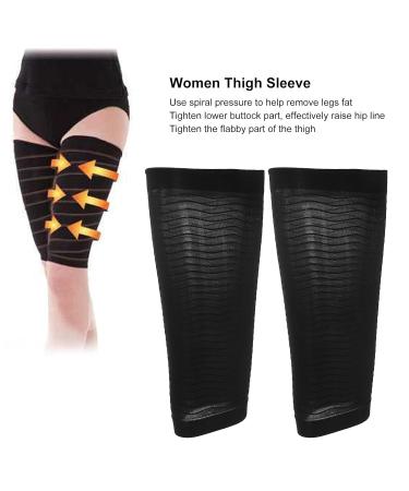 Women s Thigh Sleeve Slimming Compression Wraps for Thigh Shaping | Black Thigh Slimmer - Buy Online on GoSupps.com