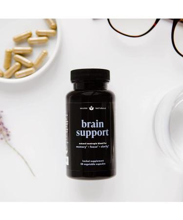 Natural Brain Supplement: Nootropic Booster for Focus, Energy, Memory & Mood - with Lions Mane, Ginkgo Biloba & Bacopa Monnieri - Memory & Focus Support - Buy Online on GoSupps.com