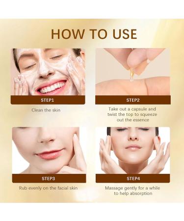 Retinol Serum - 90Capsules - Anti-Aging Retinol Serum for Face - Retinol Face Oil - Dark Spot Correcting Glow Serum - Hydrating Serum - Overnight Skin Care Serum for Anti-Wrinkle Daily Line Smoothing - Buy Online on GoSupps.com