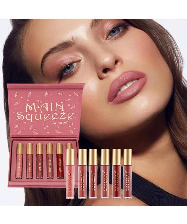  Raxove Raxove Matte Liquid Lipstick Set 6 Matte Colors Long-Lasting Velvety Finish for Banquet Makeup Comfortable and Non-Greasy - Buy Online on GoSupps.com