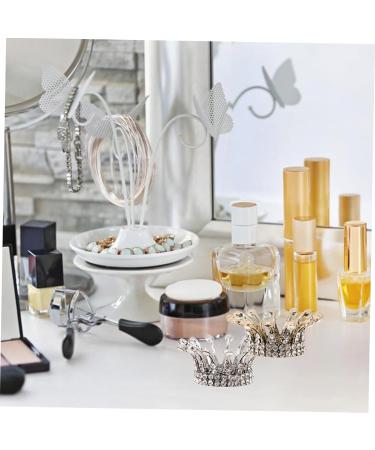 MAGICLULU Pen Nail Pen Holder liquid dappen dish nail art dish bowl nail liquid powder dish dotting pen holder powder dappen dish crystal holder Nail Art Pen Holder alloy crystal bowl Art 4x1.5cm As Shown 1 - Buy Online on GoSupps.com