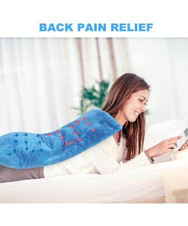 Extra Large Banne Heating Pad 33x17 for Back Pain Relief - Electric Heat Pad with 6 Heat Levels, 4 Timers - Buy Online on GoSupps.com