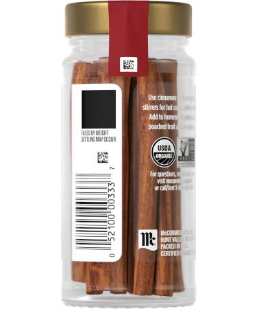McCormick Gourmet Fancy Stick Cannelle 0 75 oz (lot de 3) 0.75 Ounce (Pack of 3) - Buy Online on GoSupps.com
