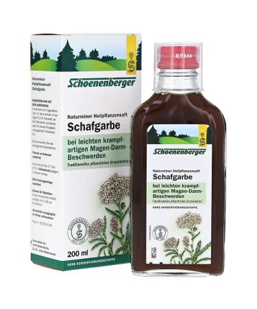 Schoenenberger Yarrow. Organic natural medicinal plant juice (200 ml)