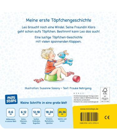 ministeps: Going Potty is Easy - Engaging Potty Training Book for Kids 24+ Months - Buy Online on GoSupps.com
