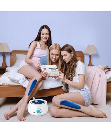 Waxing Kit for Coarse Hair Removal - Hard Wax Warmer Kit with 4 Bags of Beads - Ideal for Full Body, Face, Brazilian, Bikini & Leg Waxing - Buy Online on GoSupps.com
