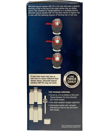 3 Month Supply Blue 2 Fl Oz (Pack of 3) with Child-Resistant Dropper Applicator - Buy Online on GoSupps.com