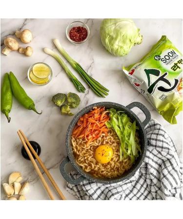 Nong Shim Soon Veggie Ramyun Instant Noodle Soup Mild Halal 112g (Pack of 10) by CNMART - Buy Online on GoSupps.com