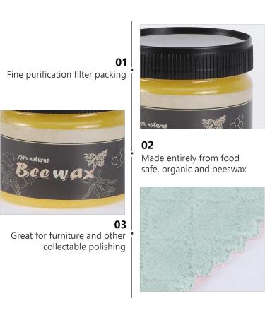 Buy Hemobllo Beeswax Furniture Polish - Natural Wood Conditioner & Floor Wax for a Shine - Eco-Friendly & Effective Beeswax Formula - Buy Online on GoSupps.com