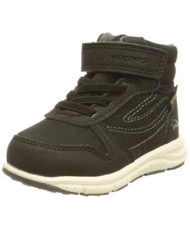 Viking Unisex Kids Hovet Mid Wp Walking Shoe 20 EU Black Grey