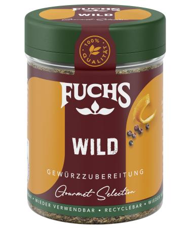 Fuchs Gourmet Selection classic/native - wild spice salt refillable game spice salt for seasoning wild sauces & co vegan 80 g - Buy Online on GoSupps.com