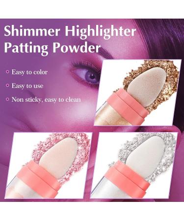 Ofanyia Highlighter Powder Stick - Sparkle & Shine for Face, Eyes, Lips & Body (02 White) - Buy Online on GoSupps.com
