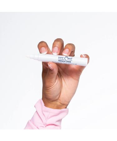 Herome Manicure Pen (French Liner) - White Pencil For a Practical and Quick French Manicure - 4ml. - Buy Online on GoSupps.com