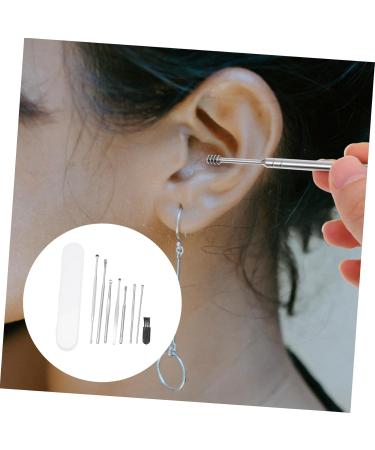 FOMIYES 5 Sets Ear Spoon Kit - Stainless Steel Ear Wax Removal Tools Ear Cleaning Props & Picks for Home Use | International Shipping Available - Buy Online on GoSupps.com