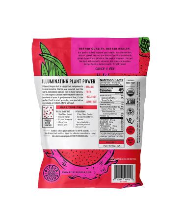 Organic Freeze Dried Red Dragon Fruit Powder - USDA & Oregon Tilth Certified (8oz) | Pitaya Foods - Buy Online on GoSupps.com