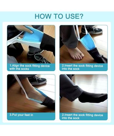 AWAVM Pantyholes & Sock Helpers - Easy Tightening Tools for Seniors Pregnant Women & Diabetics - Buy Online on GoSupps.com