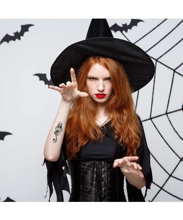 30 Death Eater Dark Mark Temporary Tattoos - Mamba Snake Skull Halloween Costume Accessory - Buy Online on GoSupps.com