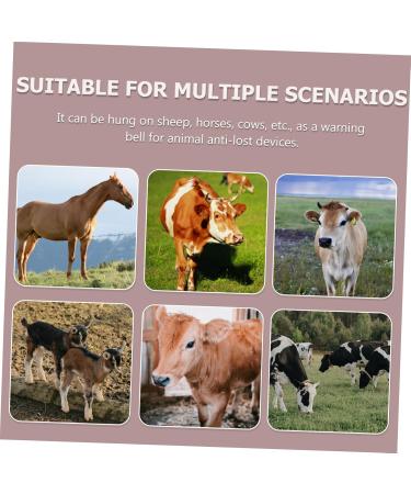 PopetPop 10-Pack Small Cow Bells - Anti-Theft Christmas Decorations for Pets Cattle & Sheep | Loud Iron Bell Accessories - Buy Online on GoSupps.com
