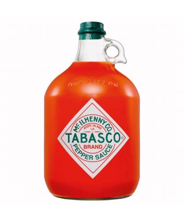 TABASCO Original Red Pepper in giant size (3.8 L 1 Gallon) - Ideal for lovers of authentic TABASCO taste - Perfect for pro kitchens big events or passionate about spiciness.