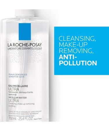 La Roche-Posay Micellar Water 750ml - Gentle Cleansing for Sensitive Skin - Buy Online on GoSupps.com