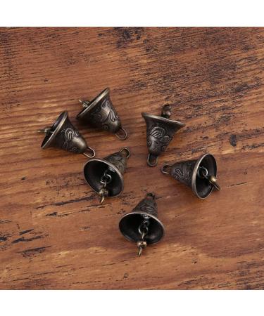 Yarnow Vintage Antique Wind Bells - 20 Piece Craft Set for Dog Cat Collars Key Rings & Feng Shui Decor - Buy Online on GoSupps.com