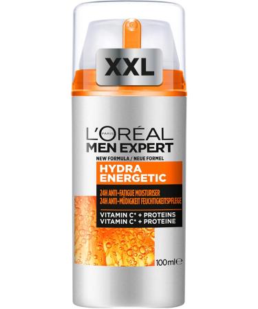  L'Oreal Paris Men Expert L'Or al Paris Men Expert Hydra Energetic Moisturizing Day Cream - 100ml set with L'Or al Paris Men Expert Hydra Energetic Vitamin C Shot Serum - 30ml - Buy Online on GoSupps.com