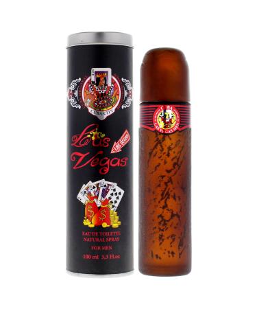 Cuba Cuba City Las Vegas Men 3.3 oz EDT Spray Cedar Pineapple 3.3 Ounce (Pack of 1)
