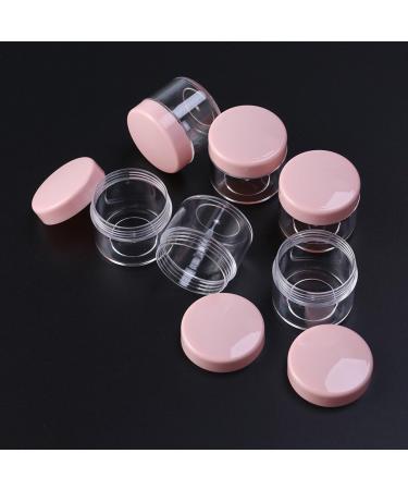 Lurrose 20Pcs Mini Cosmetic Containers - Portable Travel Sample Jars for Creams, Shampoos, Lotions - 20g Pink Empty Pots - Buy Online on GoSupps.com