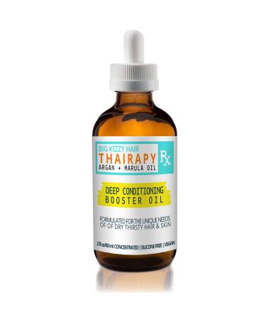 Big Kizzy Thairapy Hair Oil - Repair Treatment for Dry Damaged Hair  Ultra Concentrated Serum to Restore Dry  Frizzy Hair  and Support Healthy Hair Growth. Pure Argan  Marula and Coconut Oil  2 oz 2 Fl Oz (Pack of 1)