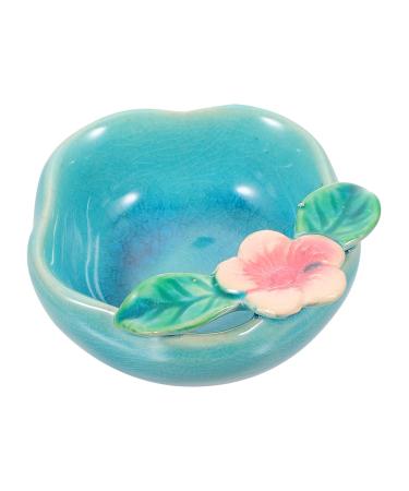 Solustre 3 STK aromatherapy bowl Tealights Diffusor Esian Oile Shell with essential oils white jewelry salad bowl from Japanese oil container ceramic bluex3stk 8.5x8cmx3pcs