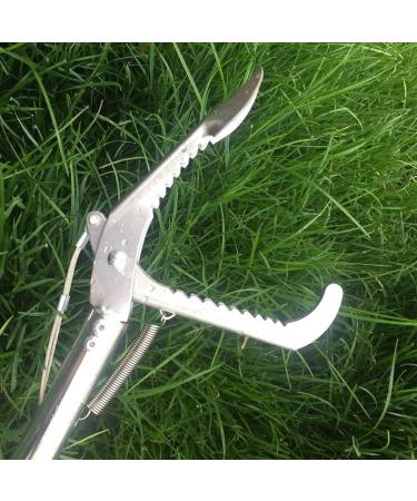 Maxtonser 29" Snake Catcher Tongs Professional Reptile Grabber Rattle Snake Catcher Auto Lock Handle And Comfortable Grip Handle Silver - Buy Online on GoSupps.com