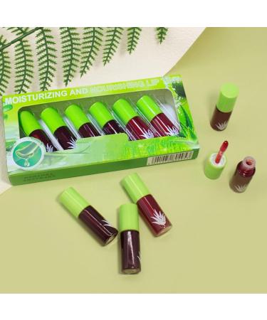 Allbesta Aloe Vera Lipstick Stain Tint Set - Waterproof Long-Lasting Matte Liquid Lipstick in Mermaid Colors | 6 Moisturizing Shades - Buy Online on GoSupps.com