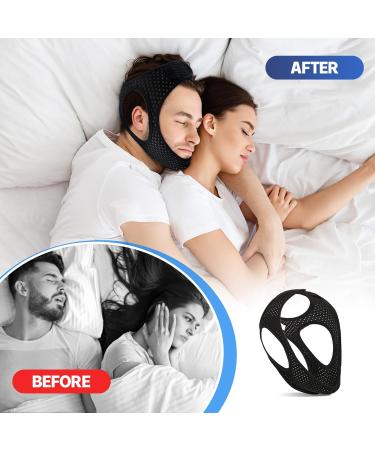 Buy Sno-Stopper Anti Snoring Chin Strap - Adjustable Breathable Headband for Men & Women | Effective Snoring Solution for Better Sleep - Buy Online on GoSupps.com