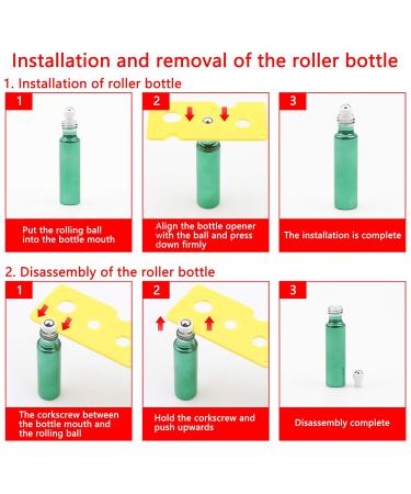 JIUWU 8pcs Essential Oil Roller Bottles - 10ml Stainless Steel Refillable Perfume Vials with Droppers & Opener | Organic Beauty (4 Colors - Buy Online on GoSupps.com