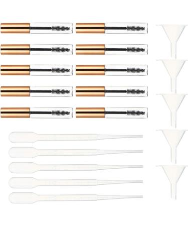 minkissy 60pi ces Tubes De Mascara Ensemble De Contenants Avec Entonnoirs Et Pipettes Pour Et Huile Transparent Et Pratique Pour Stockage Cosm tiques 10x1cmx3pcs Couleurs assorties x 3 pi ces - Buy Online on GoSupps.com