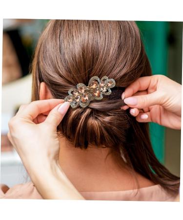 FRCOLOR Rhinestone Hair Clip Metal Hair Clips for Women Hair Clips for Thick Hair Barrettes for Women Barrettes for Thick Hair Spring Hair Clips Rhinestones Accessories The Flowers Bride - Buy Online on GoSupps.com