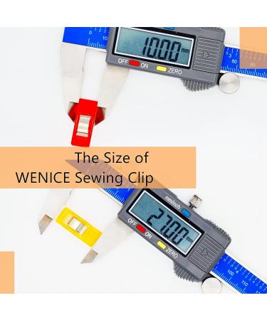 Sewing Clips for Fabric and Quilting 120 PCS - WENICE Embroidery Clips for Sewing Supplies - Multicolor - Buy Online on GoSupps.com