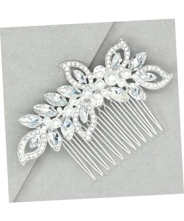 Ipetboom 1pc Bridesmaid Hair Accessories Rhinestone Headpiece Womens Hair Clips Womens Barrettes for Hair Flower Girl Hair Accessory Hair Accessories for Women Bridal Rhinestones Hair Comb - Buy Online on GoSupps.com