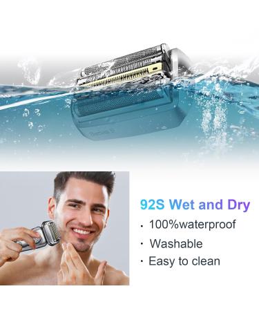 Buy Series 9 92S Electric Shaver Head Replacement - Compatible with Braun Series 9 Razors - Fast International Shipping - Buy Online on GoSupps.com