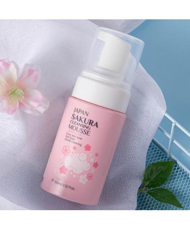  Kasmole Cherry Foam Cleanser | Moisturizing and Deep Cleansing Facial Cleanser for Dry Skin 100ml Facial Dirt Remover for Home Travel Dorms Kasmole Trips - Buy Online on GoSupps.com