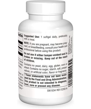 Source Naturals Coenzyme Q10 200mg - 60 Softgels | Heart Health & Energy Production - Buy Online on GoSupps.com